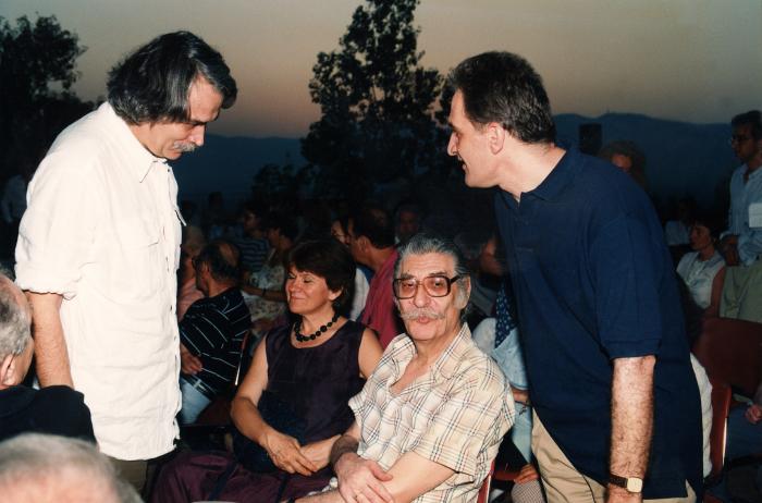 Αναγνωστάκης, Καταλειφός, Παπαστάθης. Απο την εκδήλωση του Κέντρου βιβλίου στον Διόνυσο